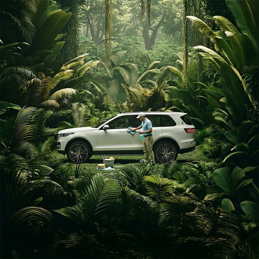 Premium car detailing service